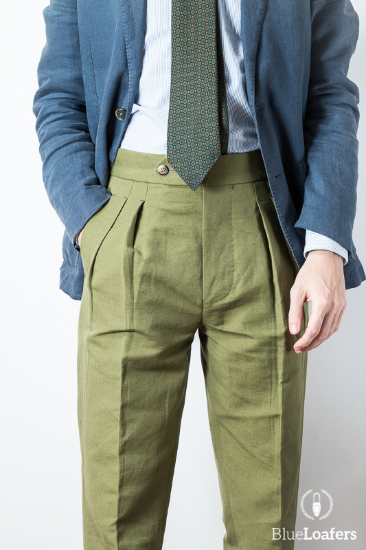 linen trousers